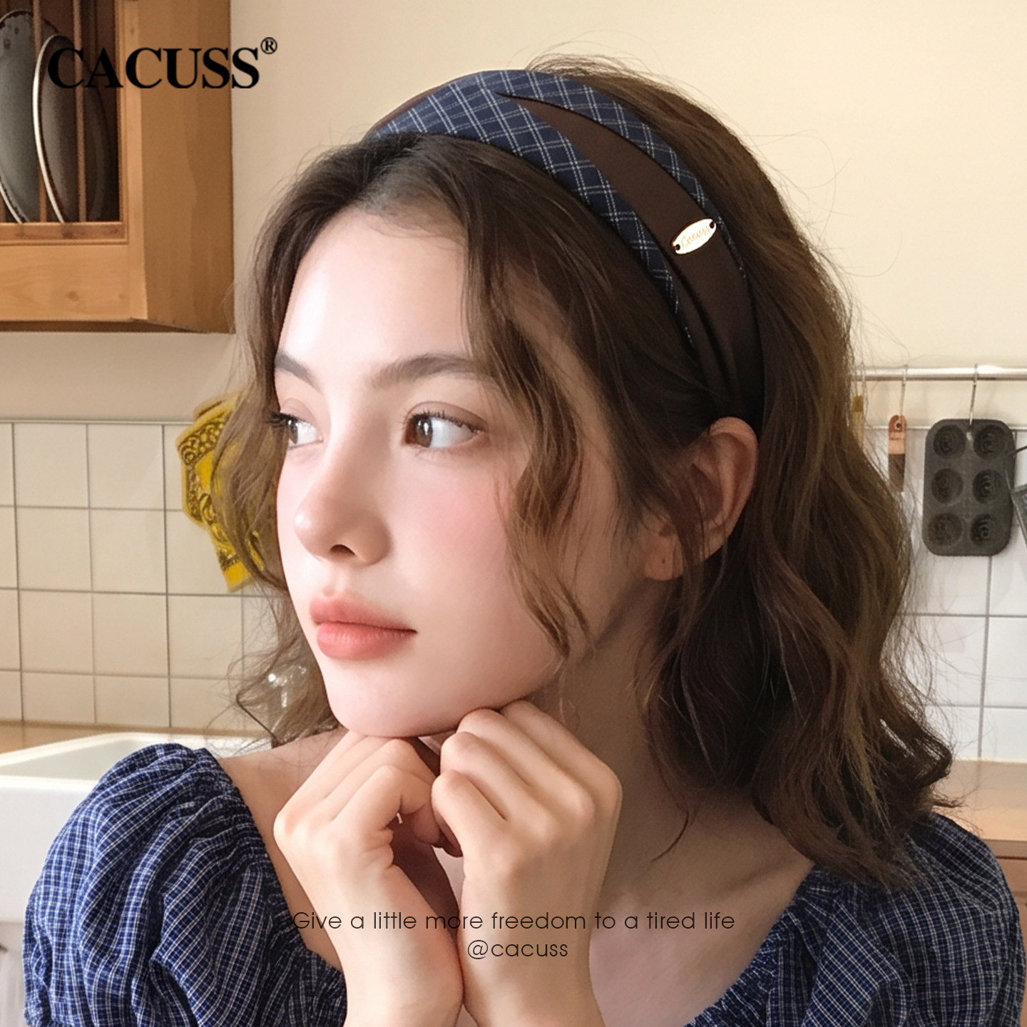 CACUSS发箍新款复古日常精致图片