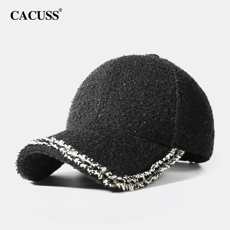 CACUSS小香风棒球帽女秋冬