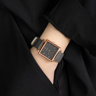番米拉手表女方形气质简约复古文艺ins风vintage中古小香众轻奢表