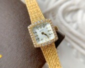 agete新款 vintage中古复古小众精致轻奢小表盘高级感气质女手表