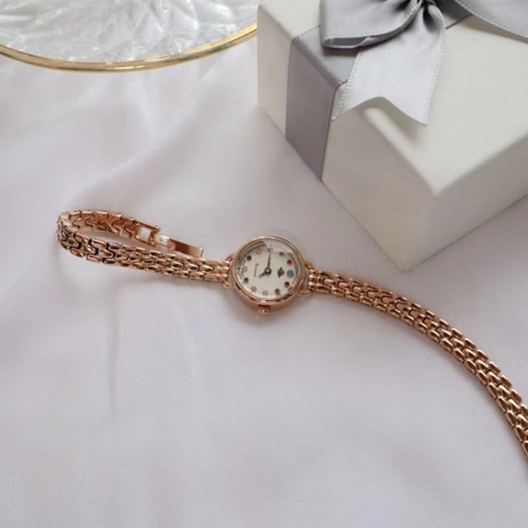 轻奢风圆形学生表rosement同款