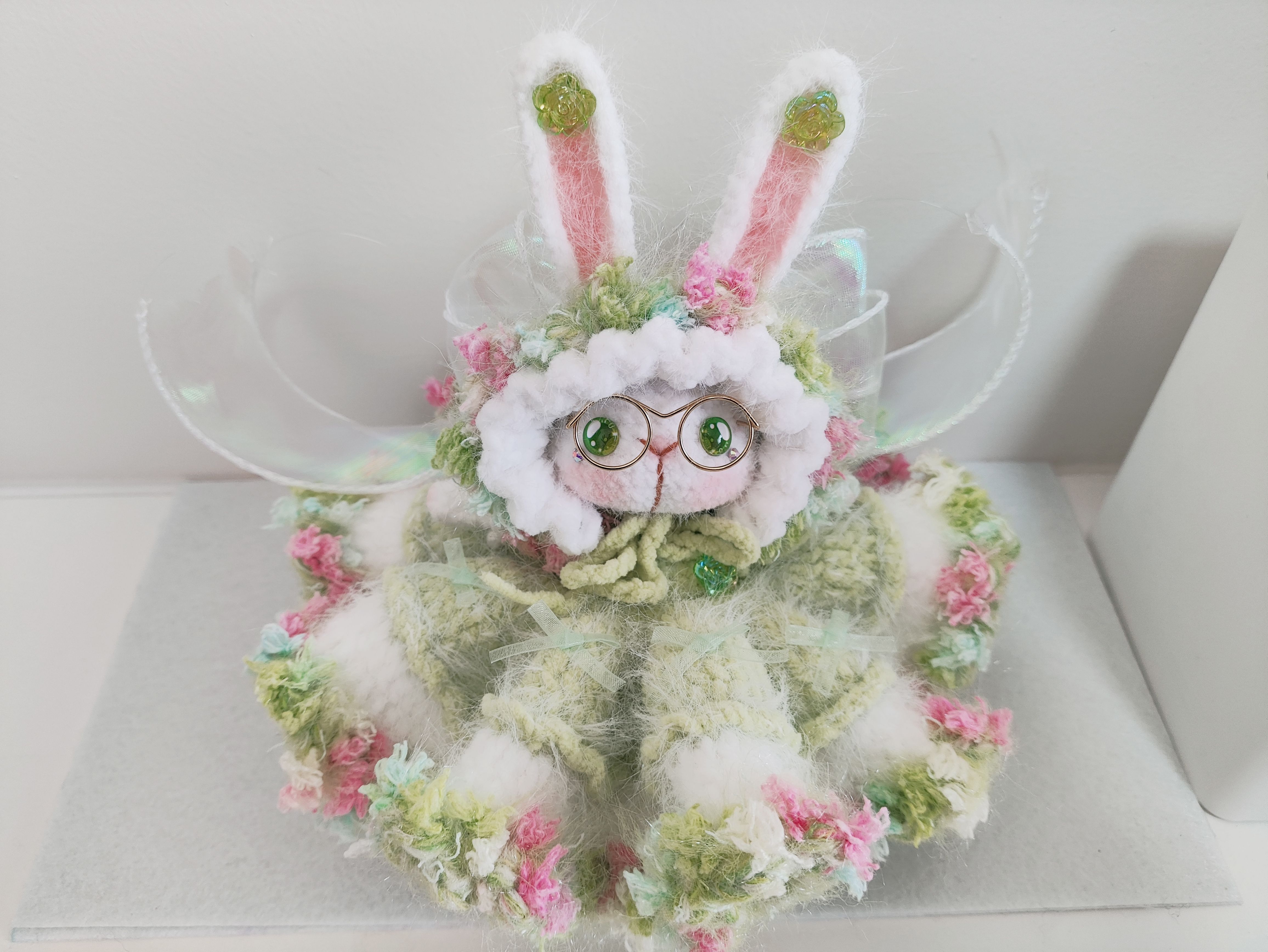 DIY手工钩织仙气飘飘糖糖兔材料包成品送女朋友孩子节日生日礼物