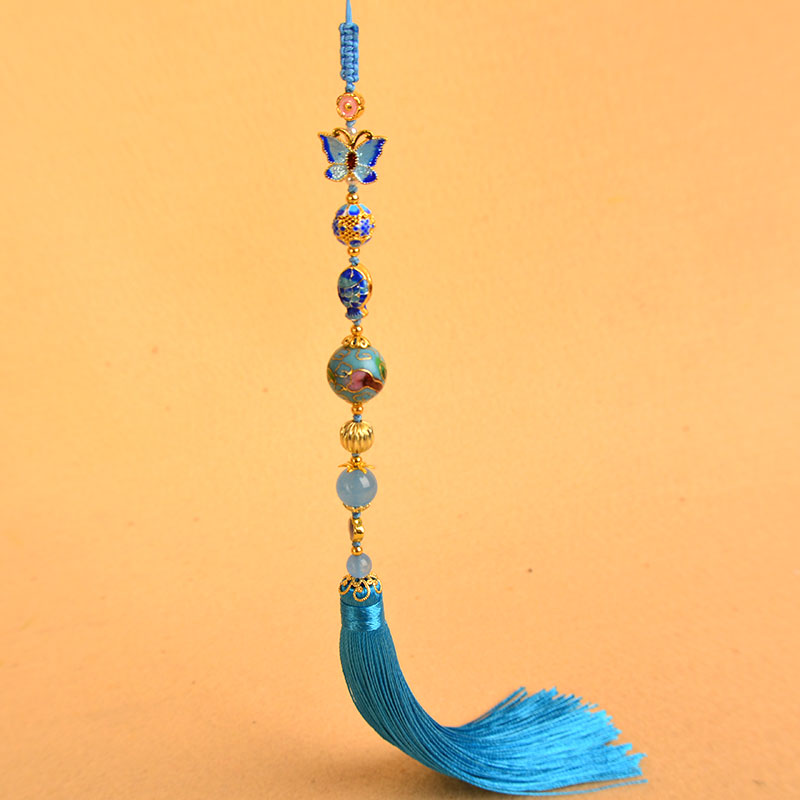 中式复古配饰长流苏旗袍压襟