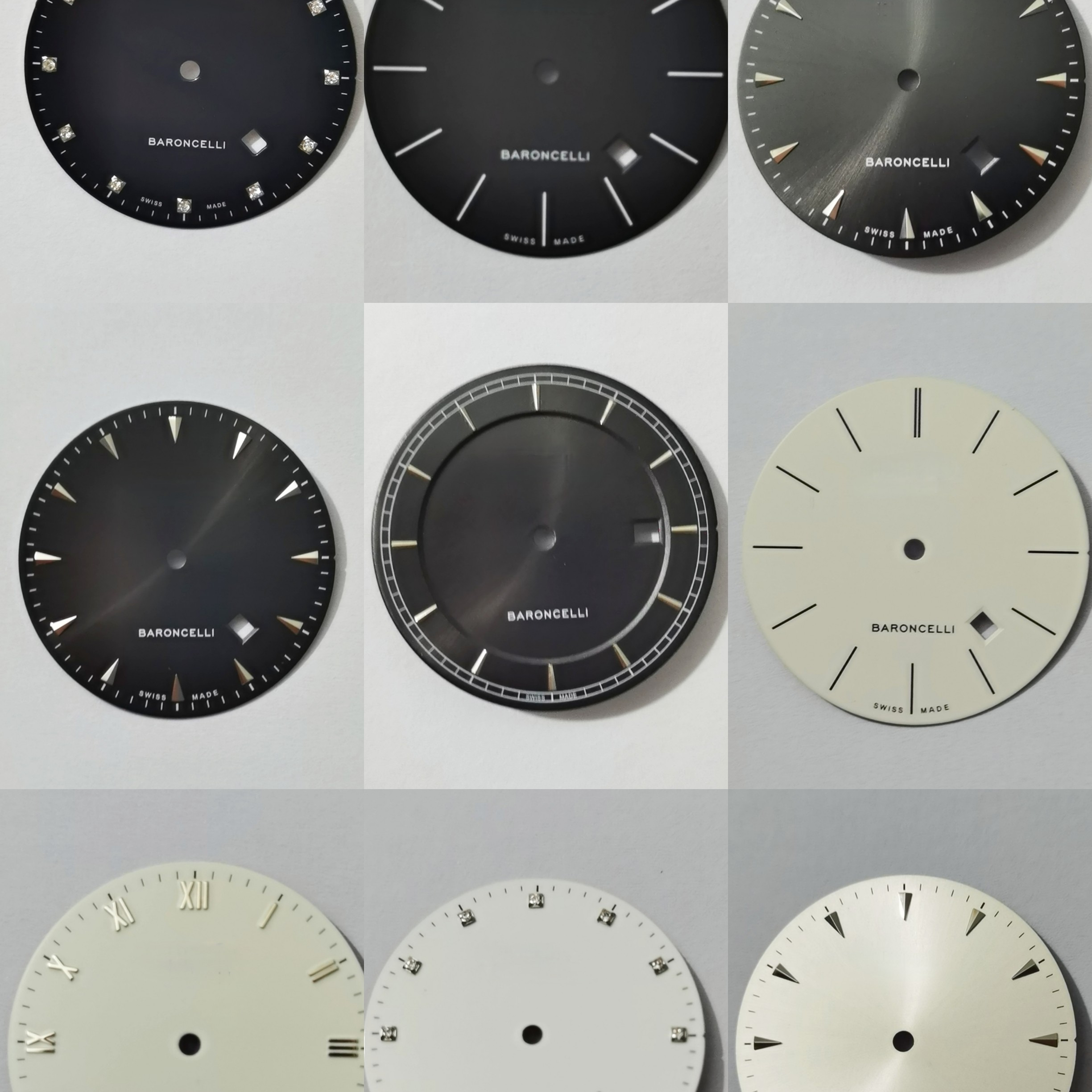 手表配件 零件 M8600 代用美度 贝伦赛丽 字面 表盘 直径34