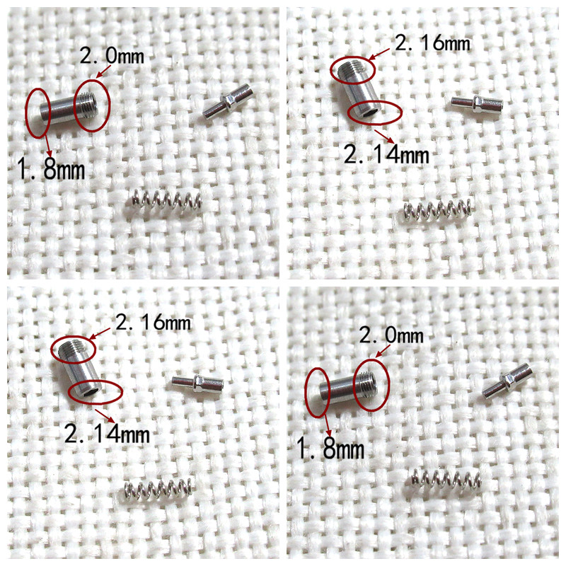 手表配件把头锁把 代用劳力士帝陀把头伸缩杆 锁精钢材质 表冠芯