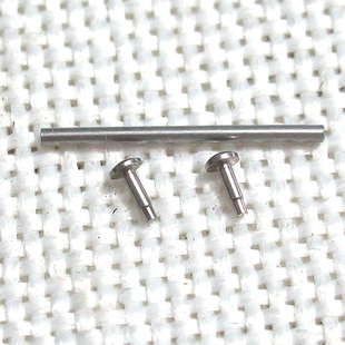 手表配件皮表带连接杆生耳杆钨钢带针连接轴 铆钉带钉表扣固定轴