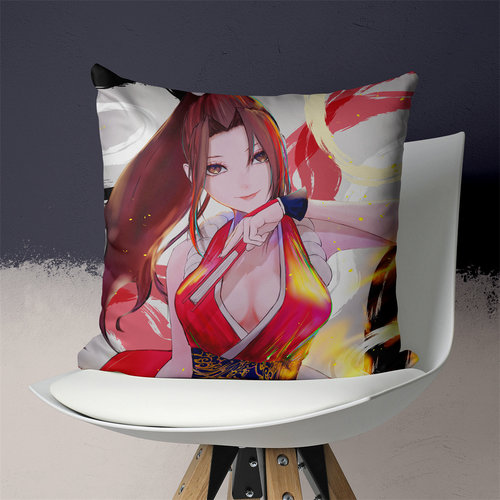 不知火舞动漫定制抱枕拳皇周边二次元靠背床头双面图靠垫玩偶礼物
