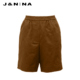2026春季 新款 松紧腰直筒亚麻休闲短裤 J＆NINA捷恩尼纳 女裤 子