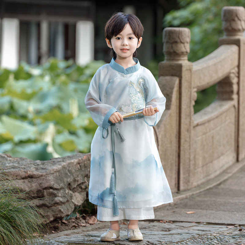 汉服男童2025新款儿童中国风汉服