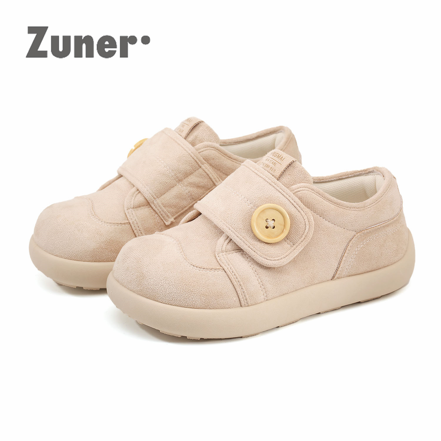 尊儿厚底大头魔术贴板鞋女2026春季新款复古小众面包鞋百搭休闲鞋,女鞋,休闲板鞋,淘宝优惠券,粉丝福利购,淘宝优惠卷