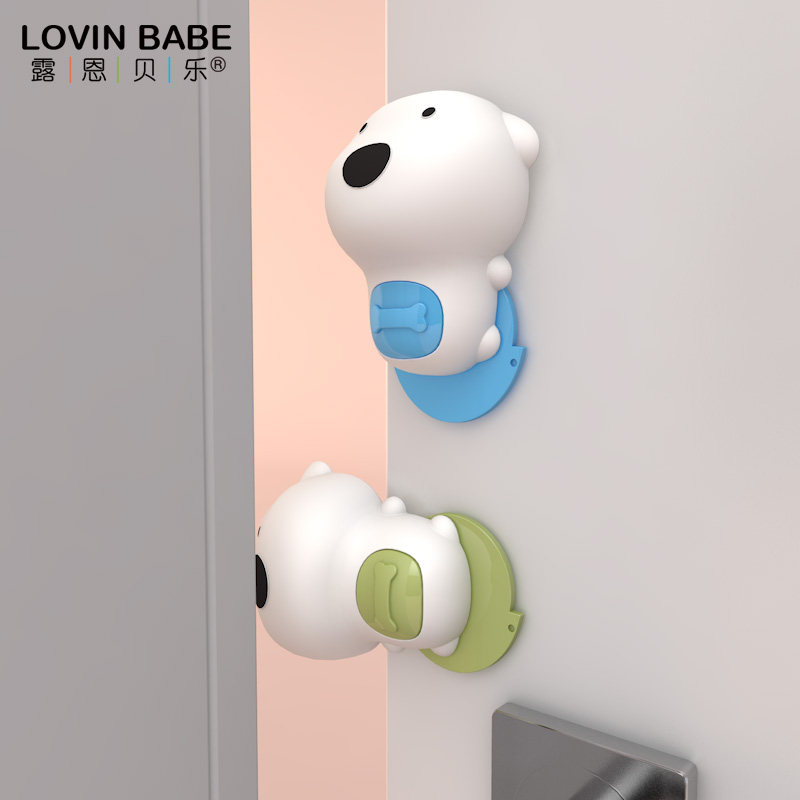 露恩贝乐防夹手门挡门阻 宝宝门卡安全门夹防风门塞儿童硅胶门档