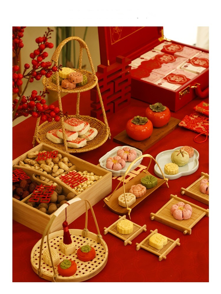 订婚布置装饰甜品糕点摆台