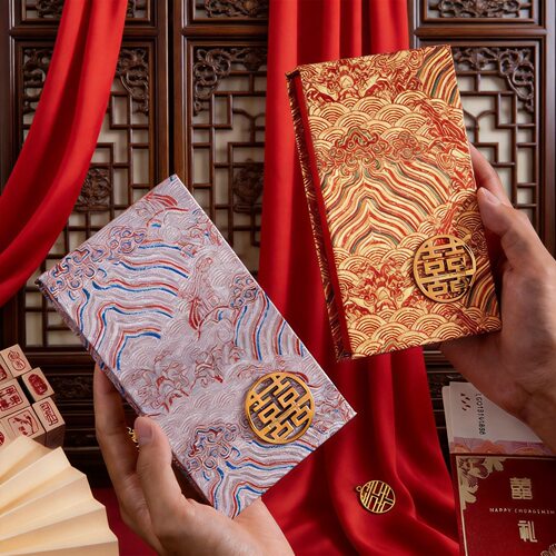 订婚改口万元大号喜字红包盒