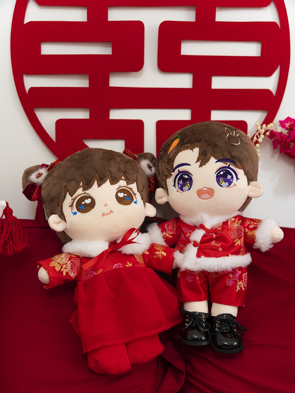 结婚压床娃娃新婚礼物喜娃