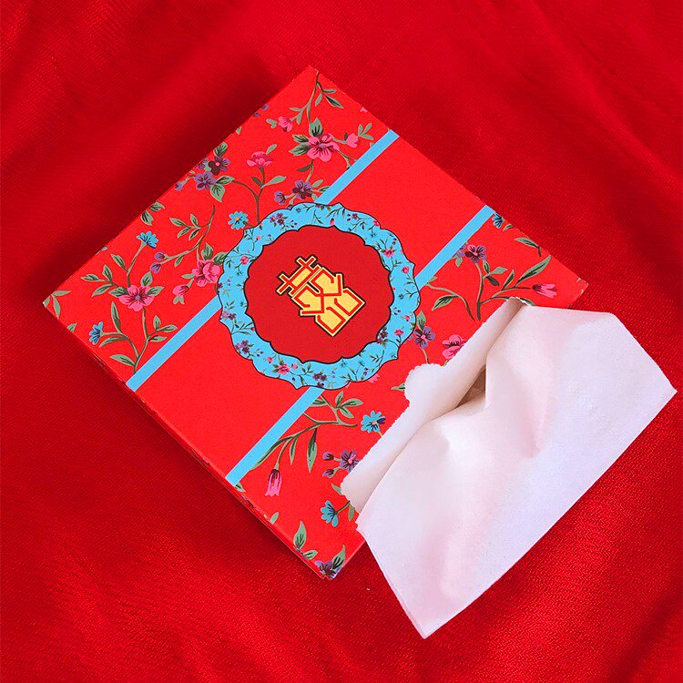 结婚纸巾一次性抽纸双层餐巾纸