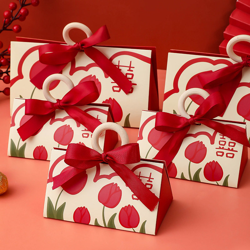 新款欧式中式婚庆结婚礼盒伴手礼回礼喜糖结婚手提喜糖盒