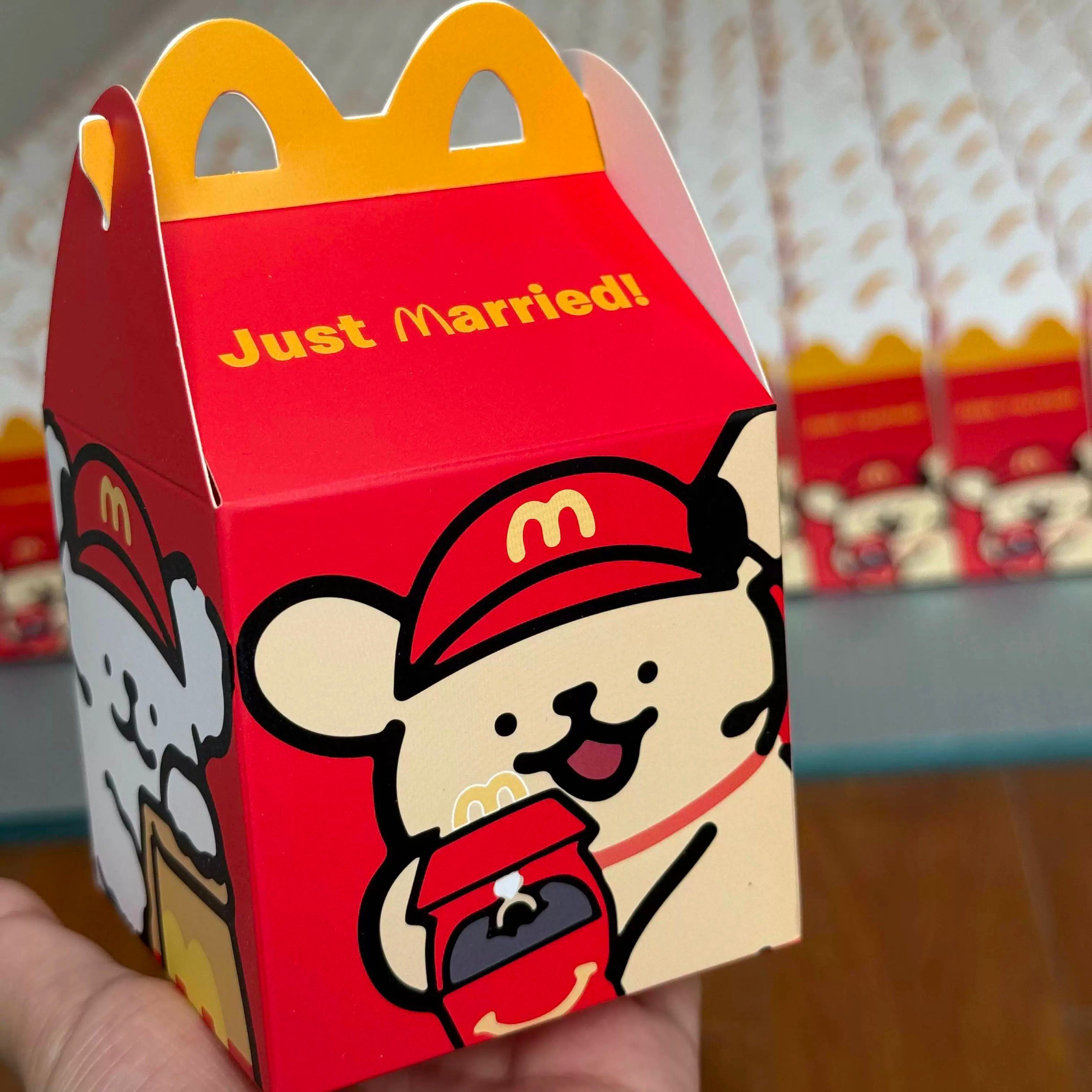 麦当劳喜糖盒子结婚糖果包装盒