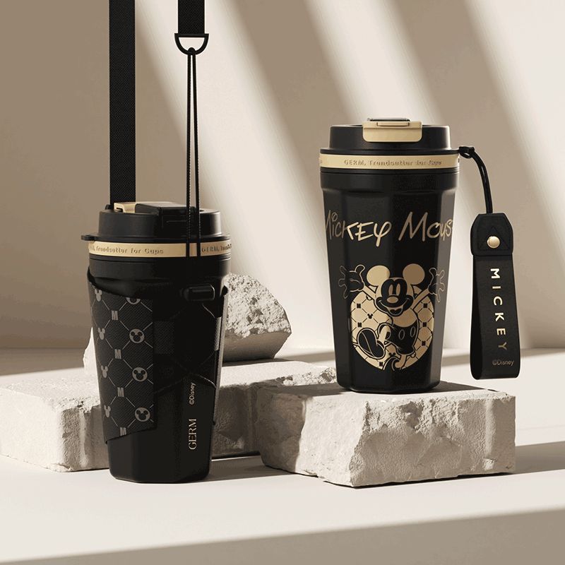 GERM格米男女生2025新款迪士尼联名款咖啡保温杯子随身车载大容量