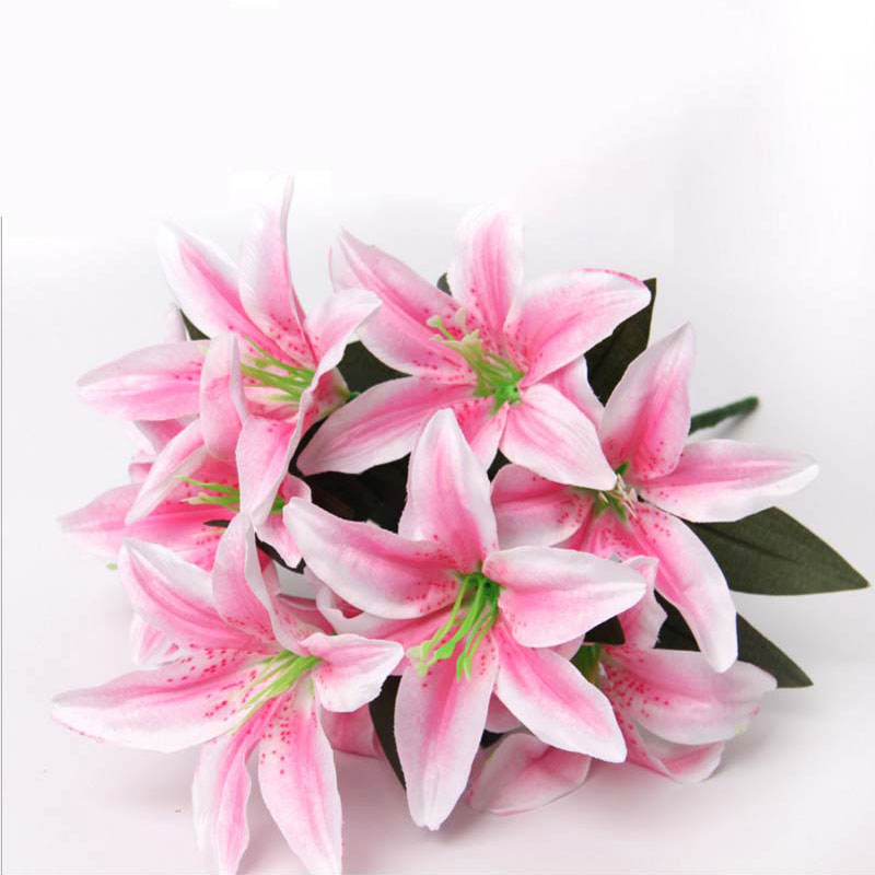百合花仿真花粉色价格 百合花仿真花粉色图片 星期三 百合花仿真花粉色价格 百合花仿真花粉色图片 星期三