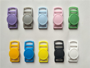 内径1公分迷你猫扣塑料配件宠物猫咪领结项圈彩色插扣 全子母卡扣