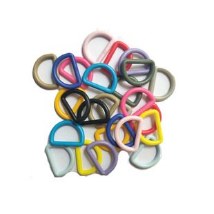 15mm包包配件D字扣塑料扣背包调节扣D扣马蹄锁扣包包扣婴儿背带扣