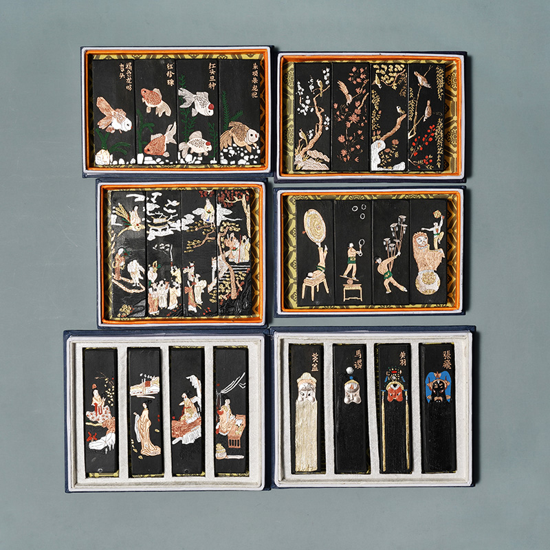 西泠印社】徽墨油烟墨条墨块手工磨墨汁研墨砚台专用墨锭书法练字