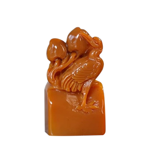 【西泠印社】寿山石青田石印章素章古兽方章正章博古孤品书法国画私人定制姓名章手工篆刻石材印石送礼收藏