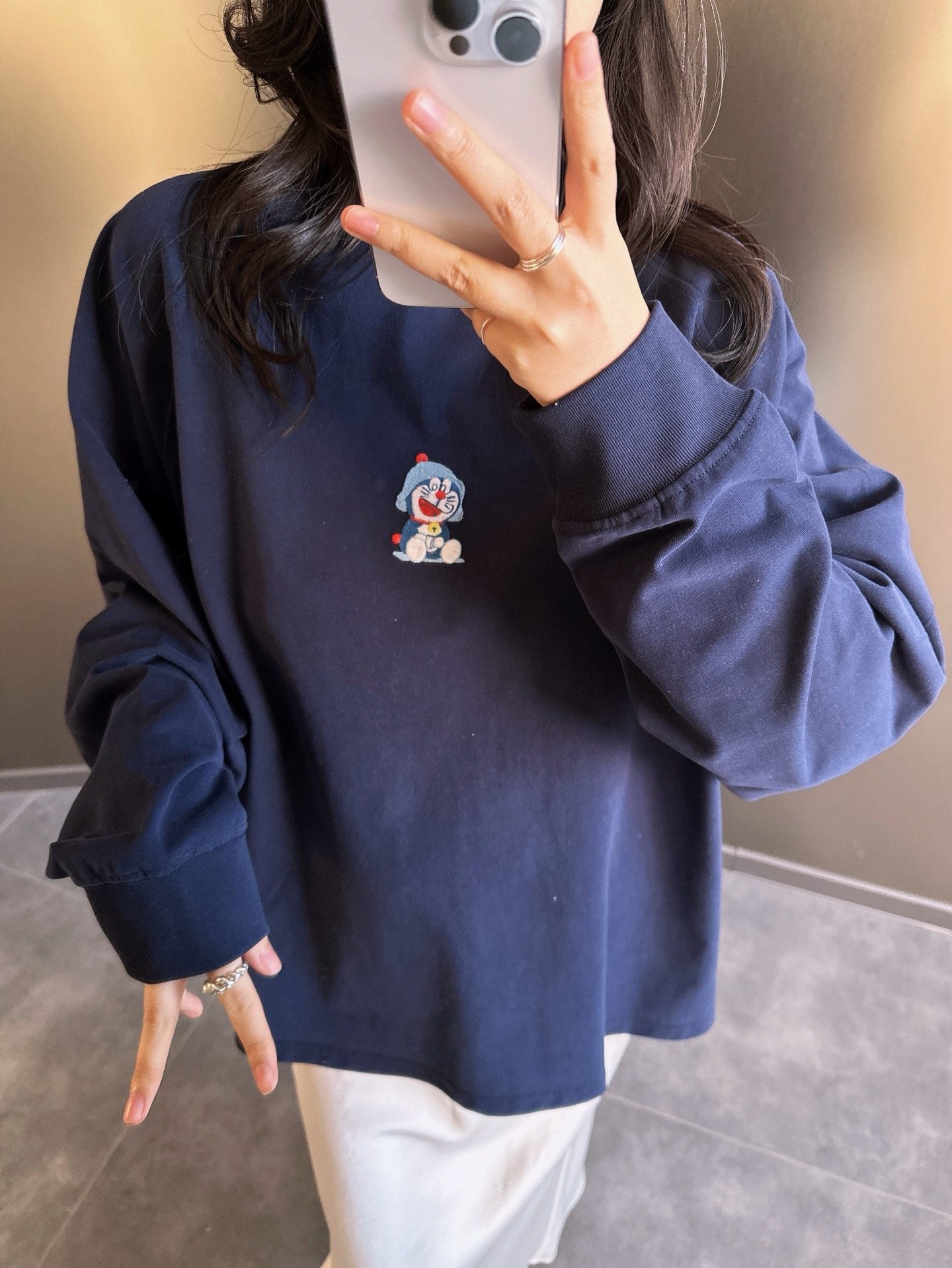 Pandawarks熊猫纸袋家纯棉刺绣高领长袖T恤宽松插肩袖显瘦打底衫,女装/女士精品,T恤,淘宝优惠券,粉丝福利购,淘宝优惠卷