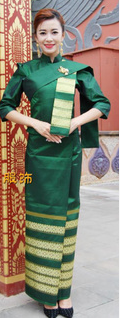泰国民族服饰出租泼水节礼服筒裙裹裙东南亚民族服饰