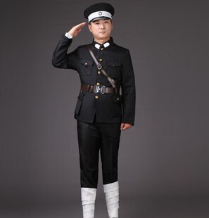 出租民国警察演出服巡捕房狗腿子二狗子伪警察特务皇协军汉奸服装