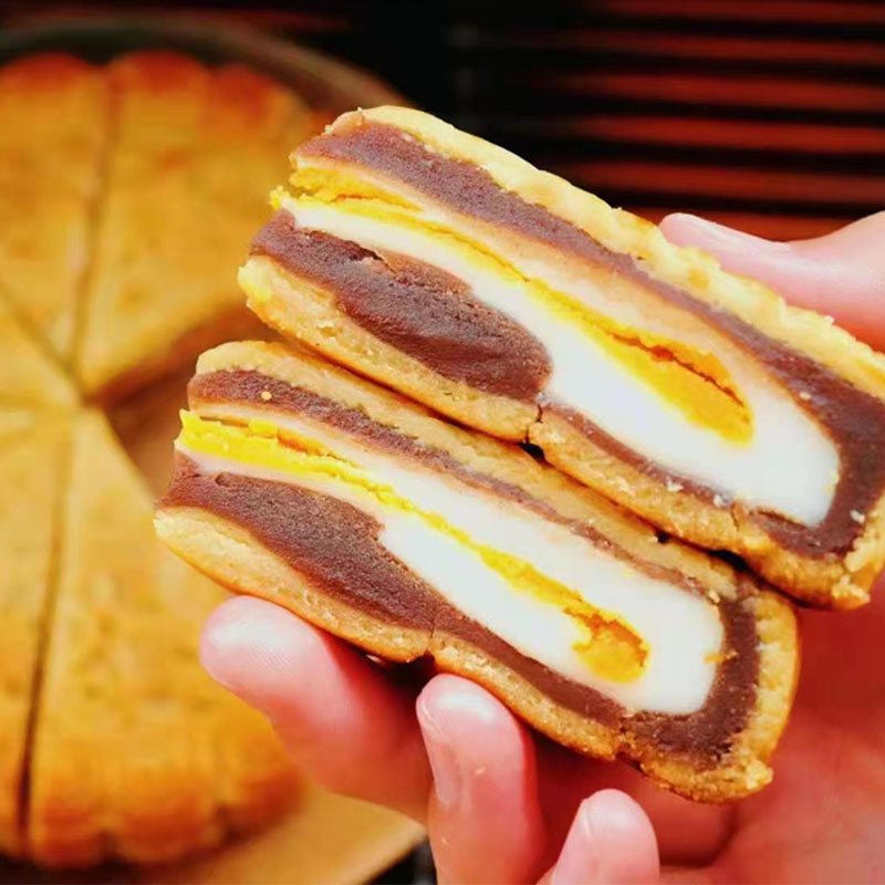 老式月饼麻蓉传统手工五仁叉烧
