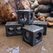 天然原石原色原生态石头摆件鱼缸造景装 饰品鱼虾躲避洞