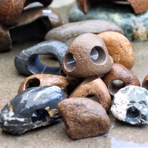 鱼窝躲藏慈鲷乌龟繁殖屋天然石头