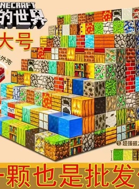 我的世界磁力方块磁铁磁吸铁石迷你积木益智拼装男孩玩具儿童礼物