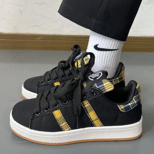 校园情侣运动鞋 男鞋 低帮学生百搭休闲板鞋 原创小众面包鞋 2025新款