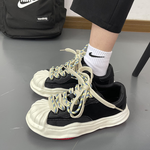 ins三原康裕贝壳头溶解鞋学生