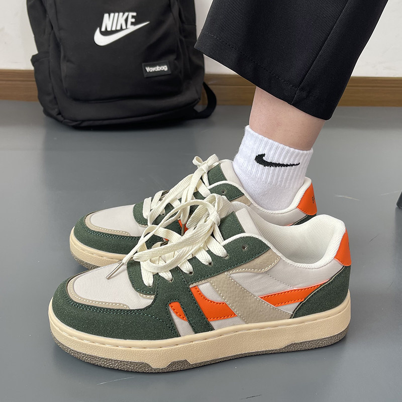 休闲鞋子男ins潮鞋新款小众百搭复古德训鞋学生日系情侣运动板鞋