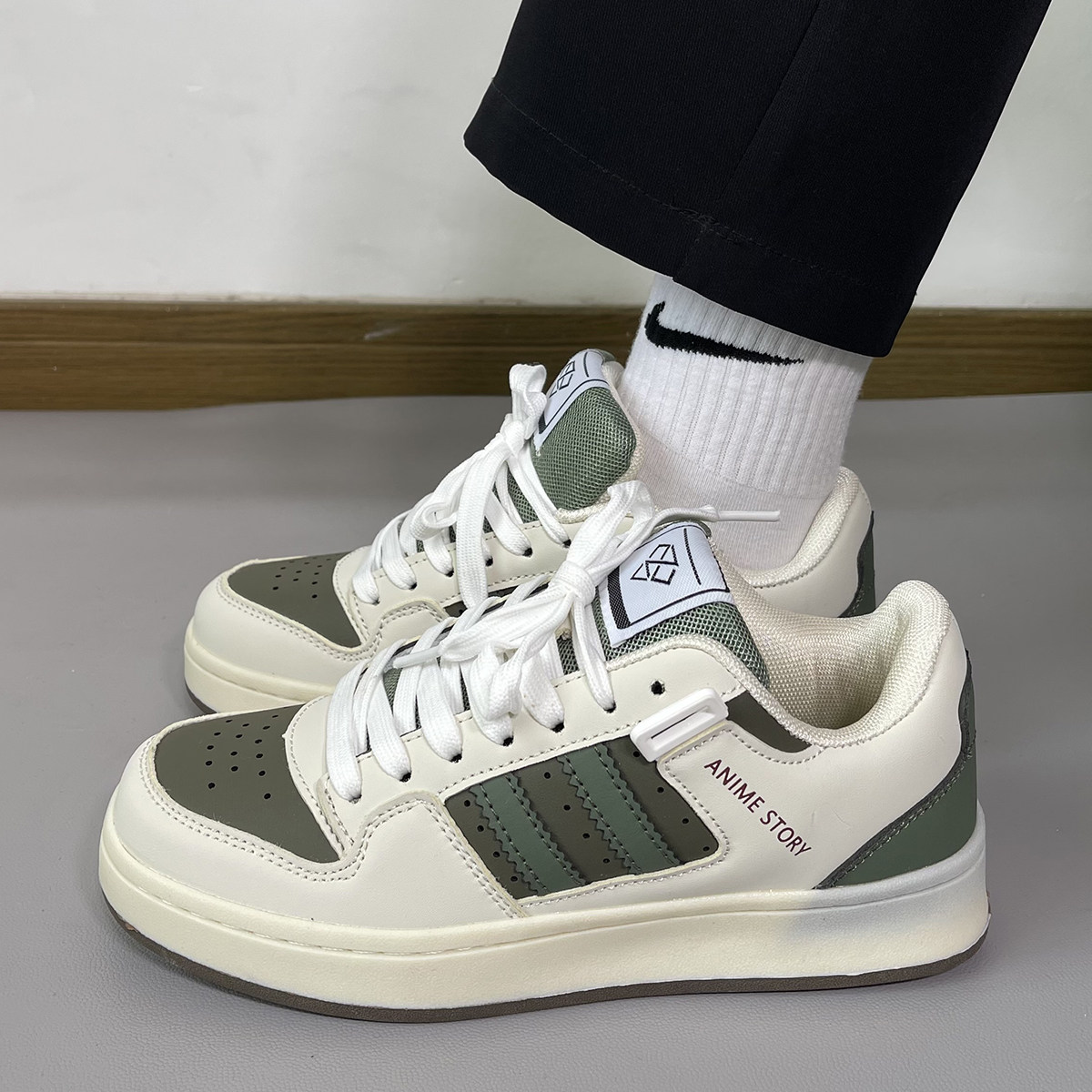 男鞋ins潮流2026新款厚底休闲板鞋男女校园情侣百搭低帮运动鞋子,流行男鞋,休闲板鞋,淘宝优惠券,粉丝福利购,淘宝优惠卷