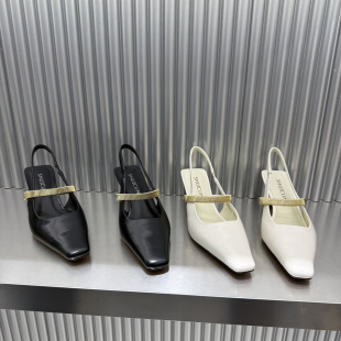 欧货2026春夏新款真皮女鞋浅口绑带欧洲站小众显脚瘦时尚高跟凉鞋