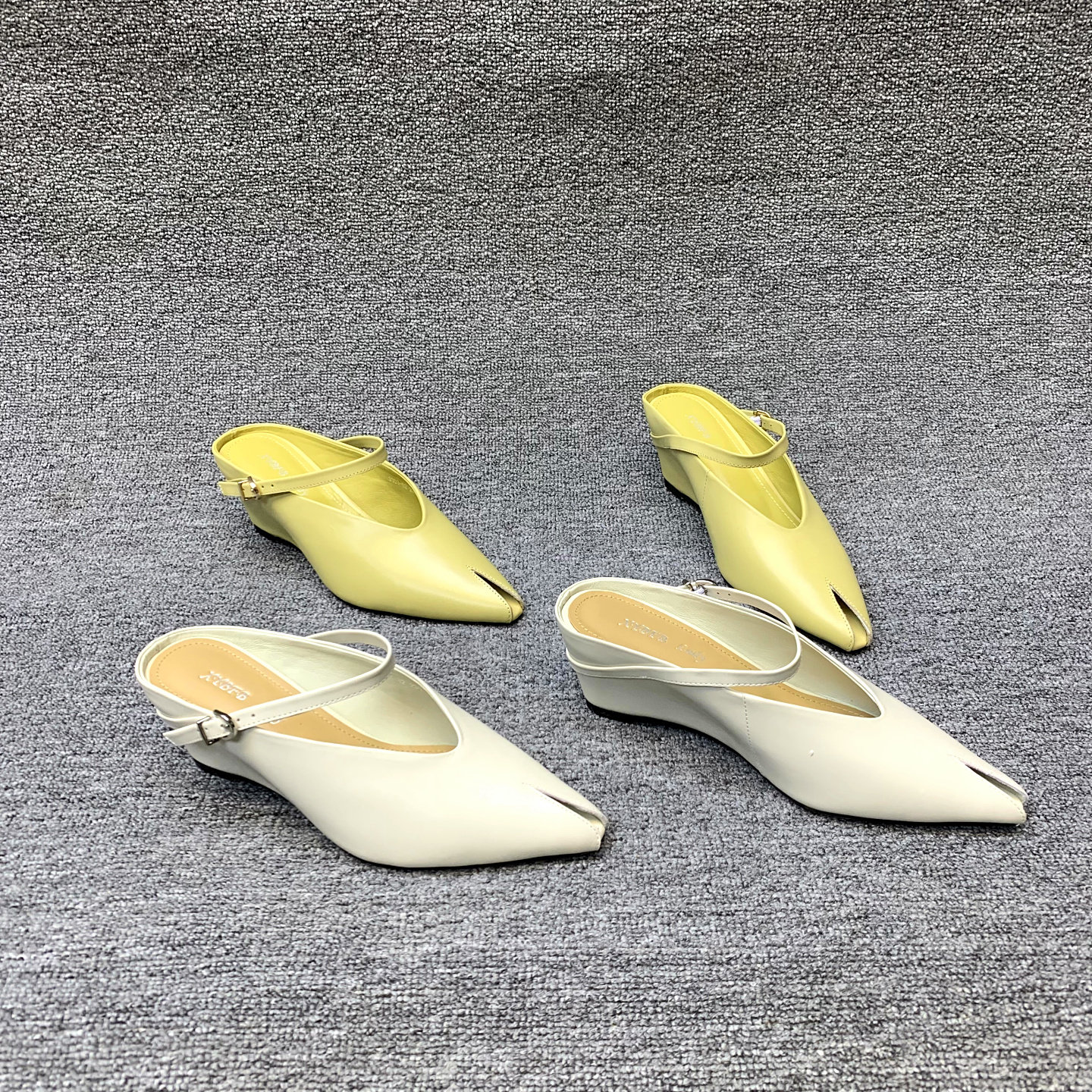 欧洲站女鞋2026春季新款欧货真皮坡跟增高时尚露趾拖鞋女外穿凉拖,女鞋,包头拖,淘宝优惠券,粉丝福利购,淘宝优惠卷