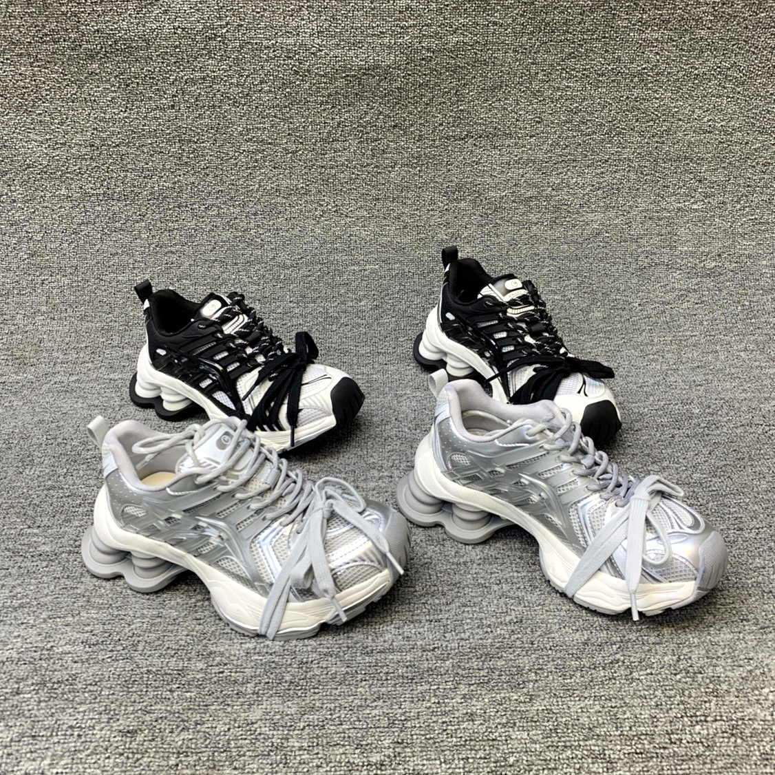 欧洲站女鞋2026春季新款欧货网面系带透气气垫松糕底休闲鞋老爹鞋,女鞋,老爹鞋,淘宝优惠券,粉丝福利购,淘宝优惠卷