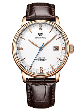 天王表手表 时尚简约防水正品机械情侣表男表女士名表51001