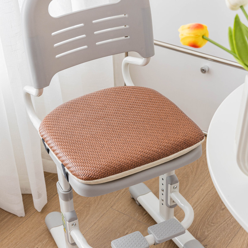 凉席儿童学习椅坐垫藤布椅垫家用舒适椅子垫学生写字通用儿童坐垫,居家布艺,椅垫,淘宝优惠券,粉丝福利购,淘宝优惠卷