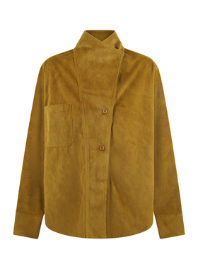 2026春季新时尚设计翻领连袖通勤休闲衬衣上衣衬衫外套HBZW800302