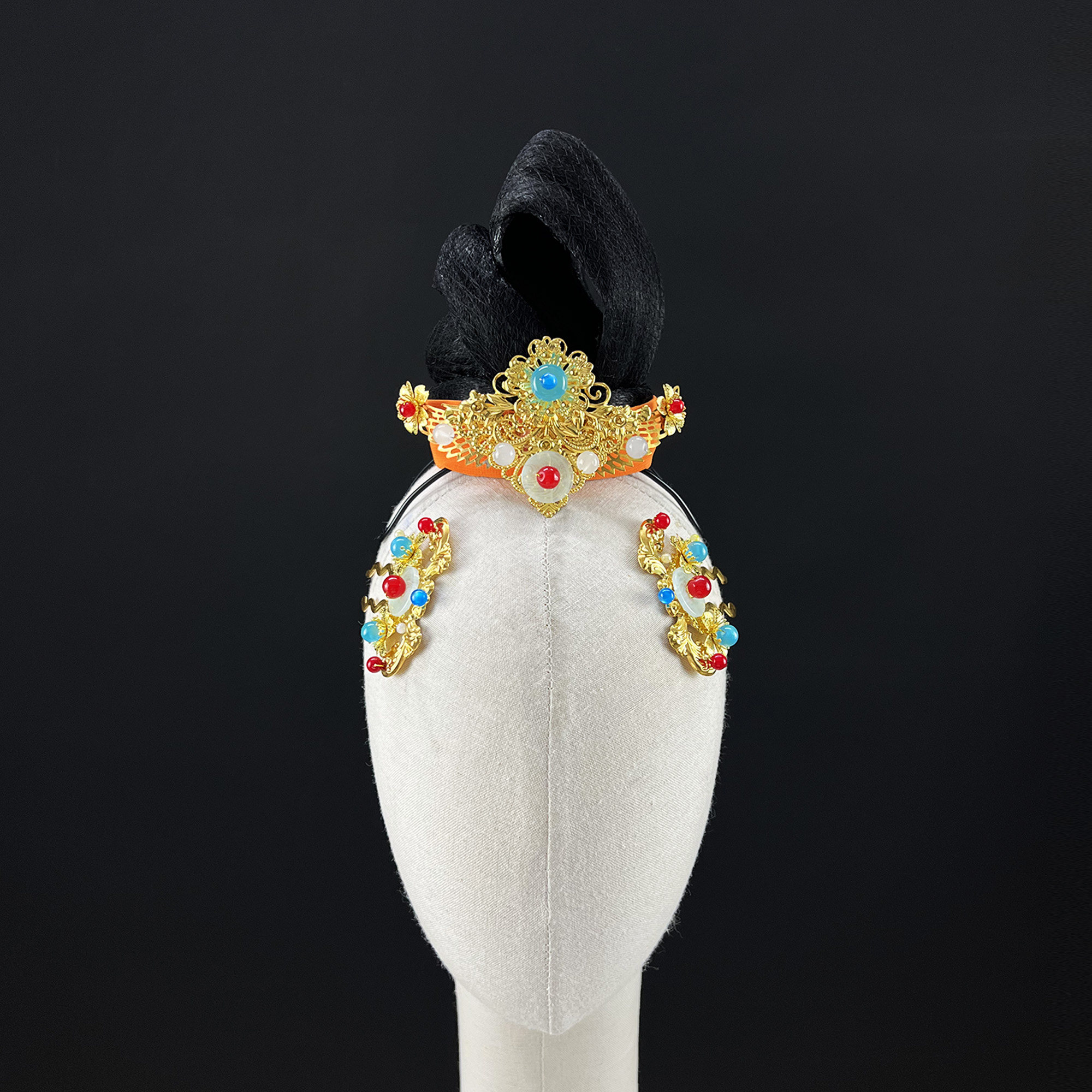 新款古典舞蹈剧目越女词头饰艺考演出表演头饰品发饰发髻高定,饰品/流行首饰/时尚饰品新,发饰,淘宝优惠券,粉丝福利购,淘宝优惠卷