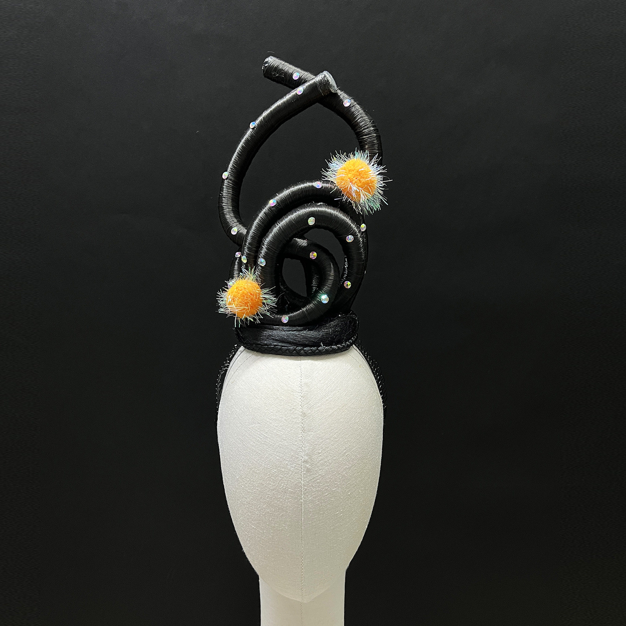 古典舞蹈橘颂头饰中国风艺考头饰