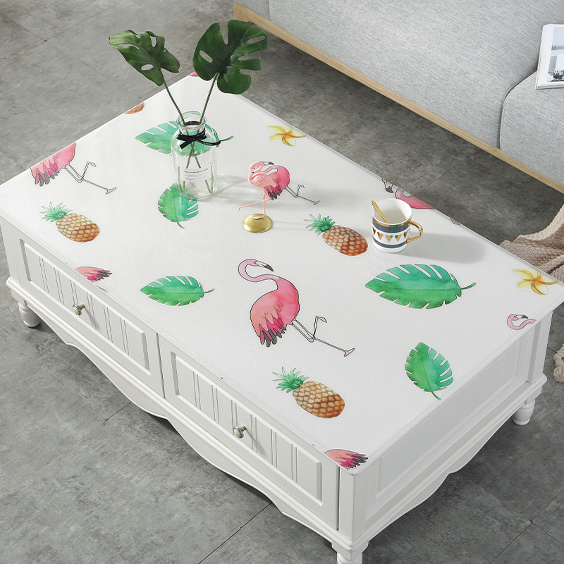 玻璃透明ins风pvc茶几垫防水防烫