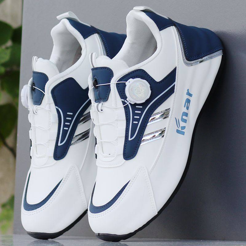 防水皮面男鞋秋季2023新款时尚旋转纽扣跑步休闲包底老爹运动潮鞋,流行男鞋,老爹鞋,淘宝优惠券,粉丝福利购,淘宝优惠卷