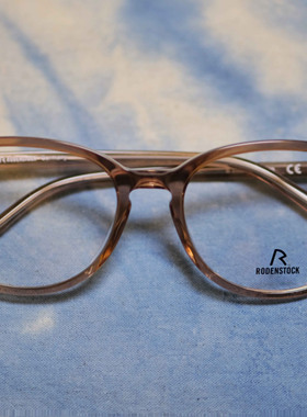 [现货]Rodenstock罗敦司得R5322F透明棕复古板材近视眼镜架眼镜框