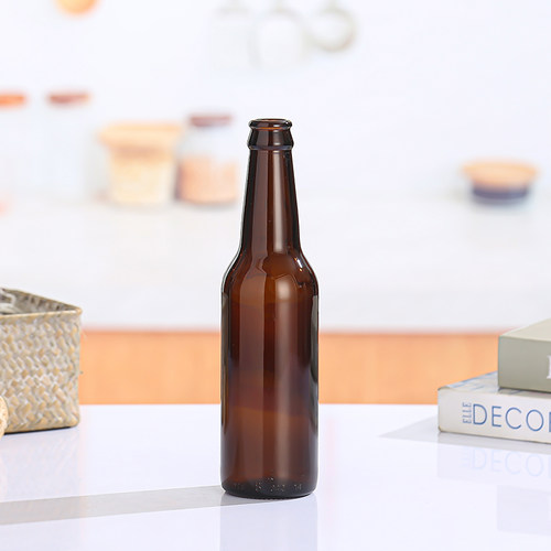 全新330ml 500ml 1000ml玻璃啤酒瓶空瓶子 自酿啤酒瓶 汽水饮料瓶